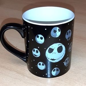 The Nightmare Before Christmas Black Mug NWT